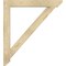 Ekena Millwork Traditional Slat Rough Sawn Bracket, Douglas Fir, 4"W x 36"D x 40"H BKT04X36X40TRA06RDF - alternate 4